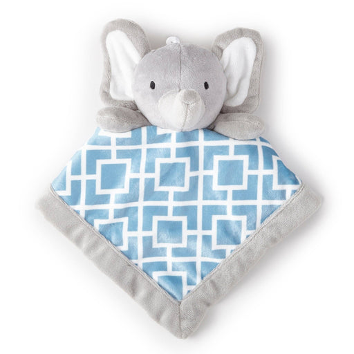 Elephant Plush Security Blanket - Grey - Art Department LLC