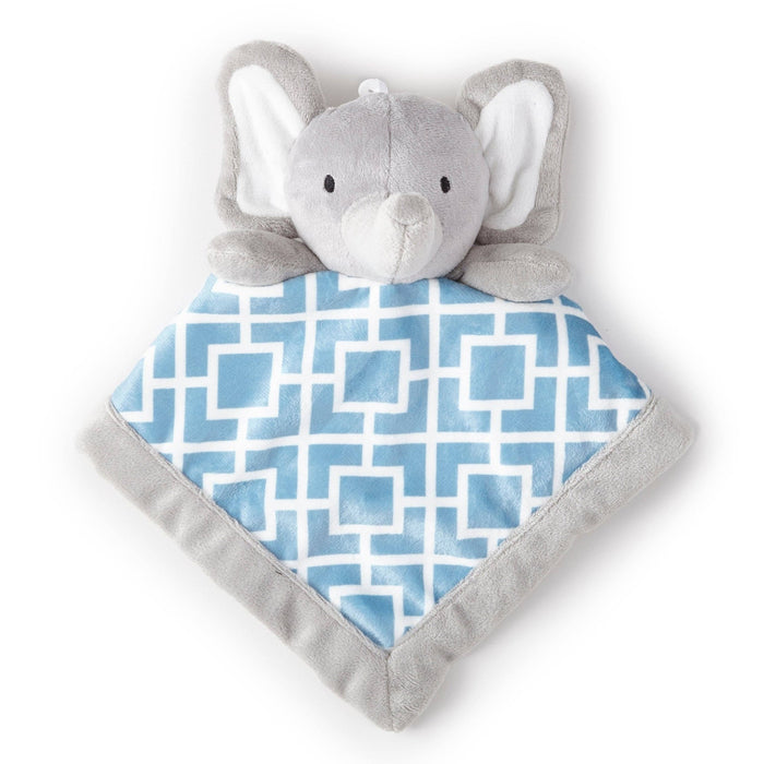 Elephant Plush Security Blanket - Grey - Art Department LLC
