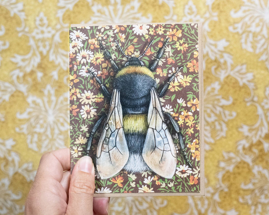 Bumblebee Brown - Note Card - Art Department LLC