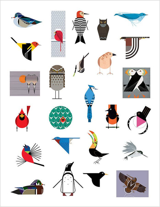 Charley Harper’s Birds Sticker Book - Art Department LLC