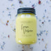 Lemon Verbena Soy Jar Candle - Art Department LLC