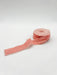 1.25" Raw Edge Velvet Ribbon, blush.