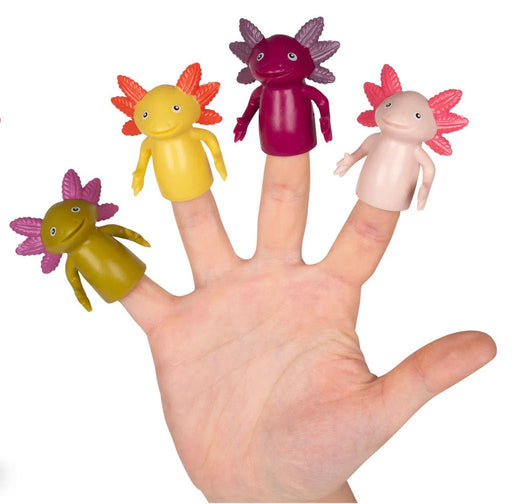 Finger Puppet Axolotls - Art Department LLC