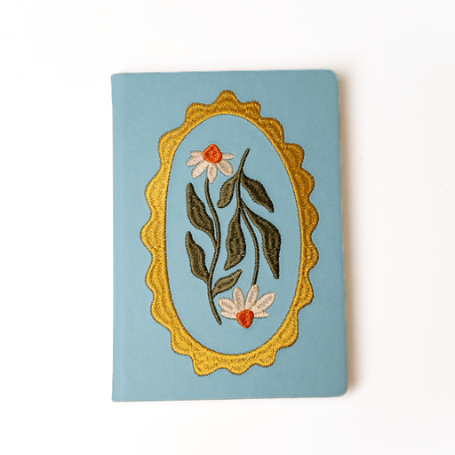 Daisy Frame Hardbound Embroidered Notebook - Art Department LLC