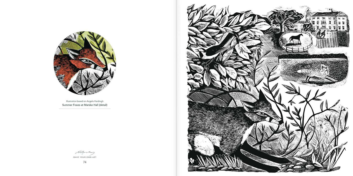 Angela Harding Coloring Book - Art Department LLC