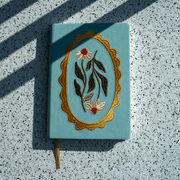 Daisy Frame Hardbound Embroidered Notebook - Art Department LLC