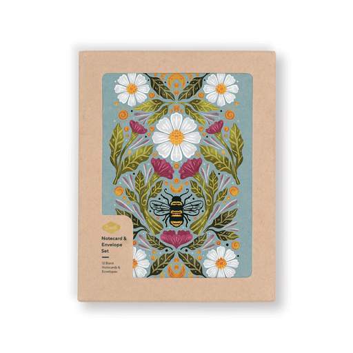 Honeybee Tea Notecards - Art Department LLC