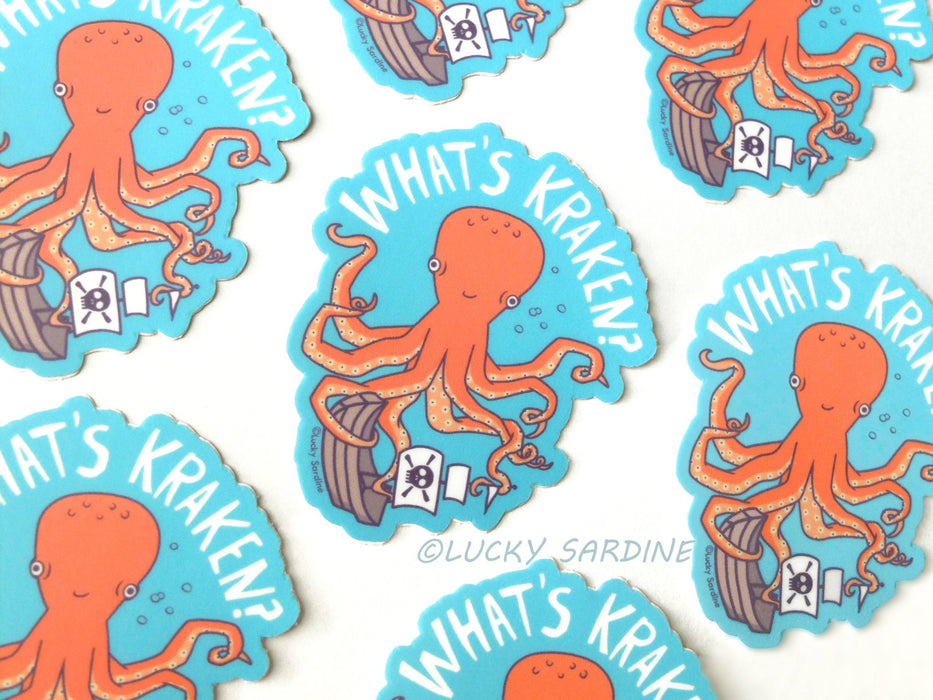 What's Kraken? Sticker - Art Department LLC