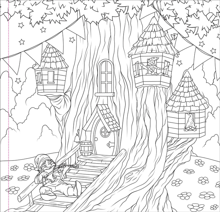 Enchanted Kingdom Adult Coloring Book - Art Department LLC