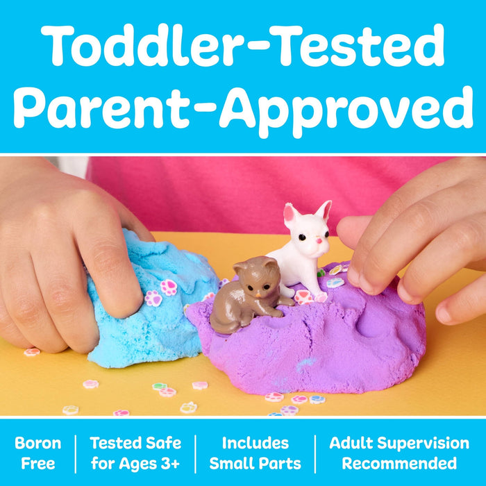 Sensory Mini Play Kit Jar with Cloud Clay: Pets Theme - Art Department LLC