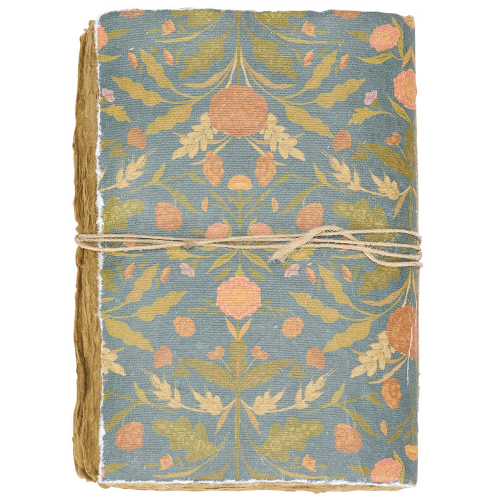 Dark Fall Folk Floral Journal