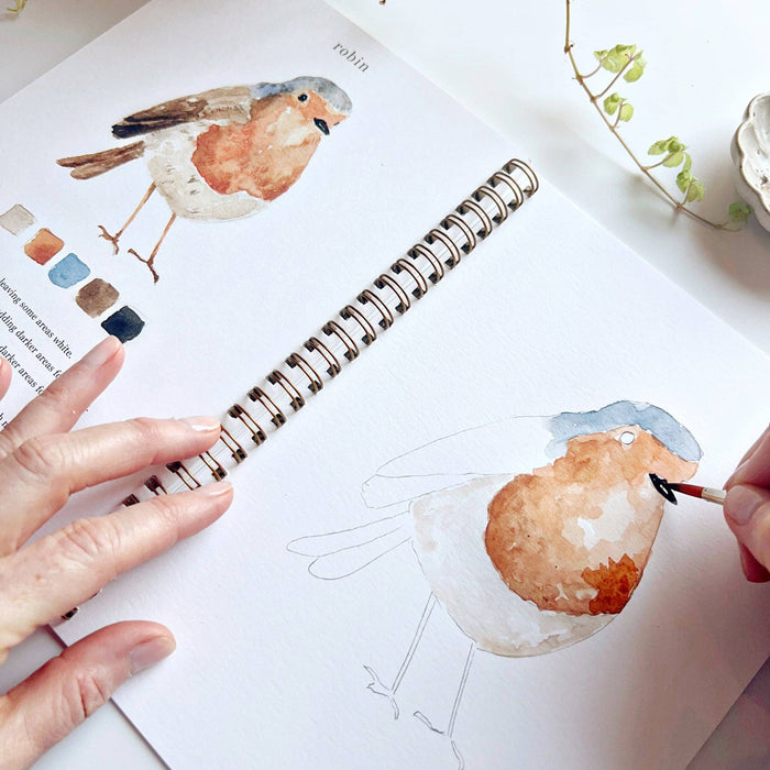 Birds watercolor workbook - Art Department LLC