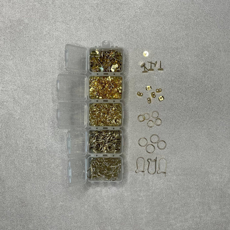Gold Essential Earring Finding Set - Art Department LLC
