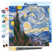 Mini Paint by numbers framed - Van Gogh Starry Night - Art Department LLC