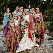 Kantha Throw Blanket Quilt | Recycled Cotton Sari Unique - Art Department LLC