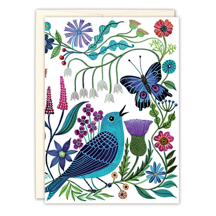 Garden Of Delights Blank Card - Art Department LLC