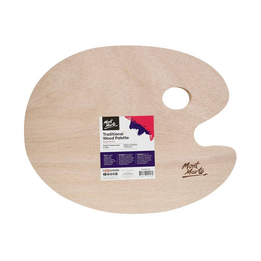 Traditional Wood Palette Signature 30 x 38cm (11.8 x 14.9in) - Art Department LLC