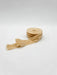 1.25" Raw Edge Velvet Ribbon, camel.