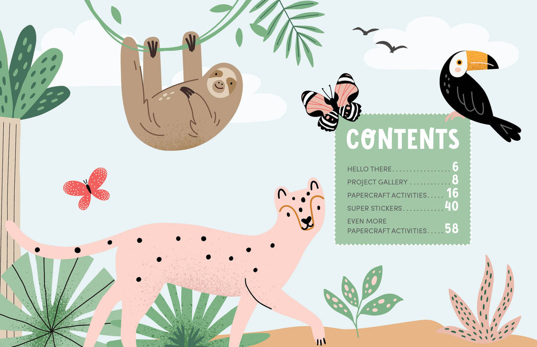 KindKids Super Awesome Sticker Activity Book - Art Department LLC