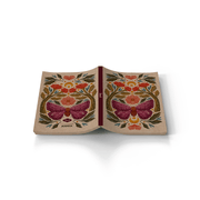 Purple Wings Kraft Layflat Notebook - Art Department LLC