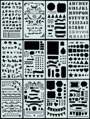 Essentials Dotted Journal Stencil Set - Art Department LLC