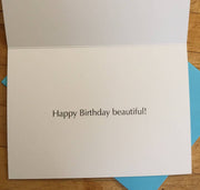 You're Beautiful Birthday Card - Art Department LLC