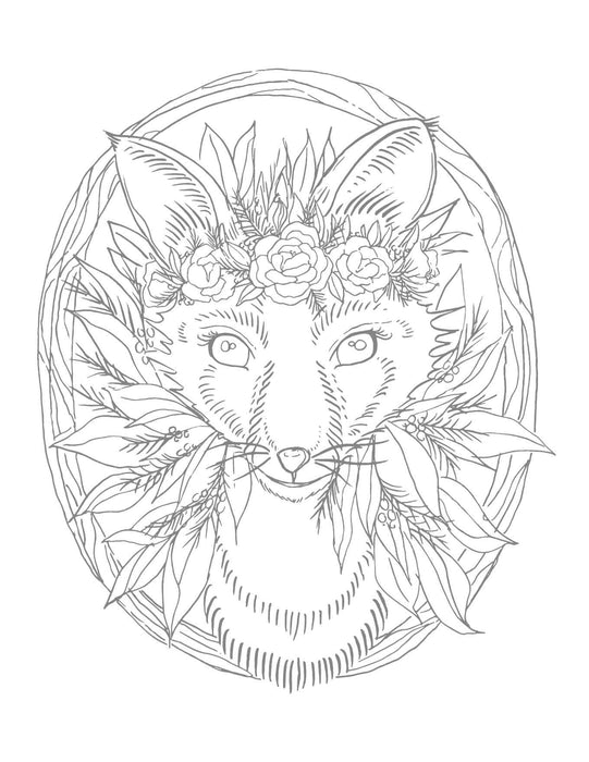 Kristy's Winter Cutting Garden: A Watercoloring Book - Art Department LLC