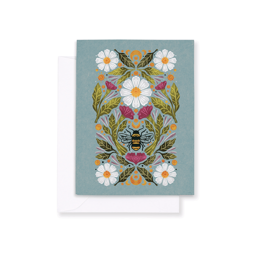 Honeybee Tea Notecards - Art Department LLC