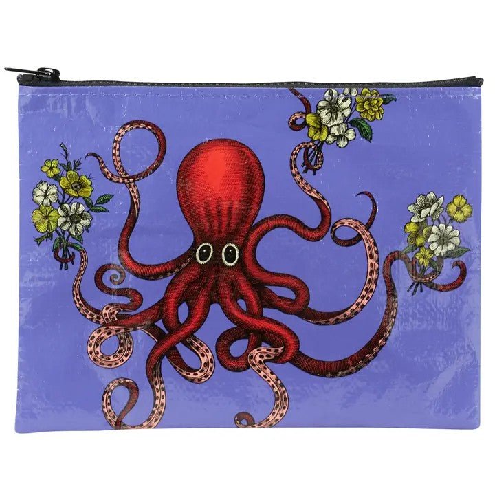 Blue Q Zipper Pouch - Art Department LLC