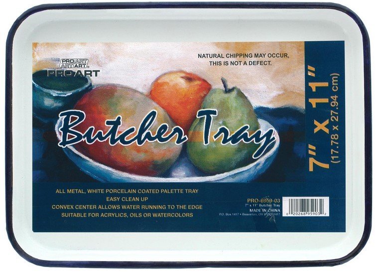Butcher Tray Palettes, 7" X 11" - Art Department LLC