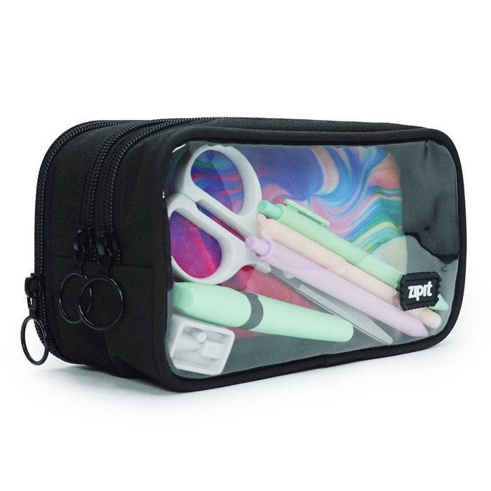 ZIPIT Half & Half Pencil Case, Aesthetic Pouch - Art Department LLC