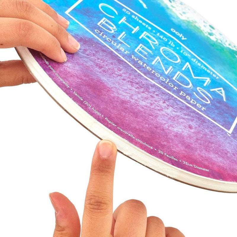Chroma Blends Circular Watercolor Paper Pad - Art Department LLC