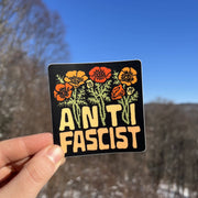 Anti Fascist Sticker | social justice matte vinyl - Art Department LLC