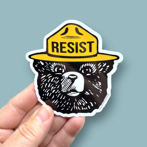 Smokey Says Resist sticker