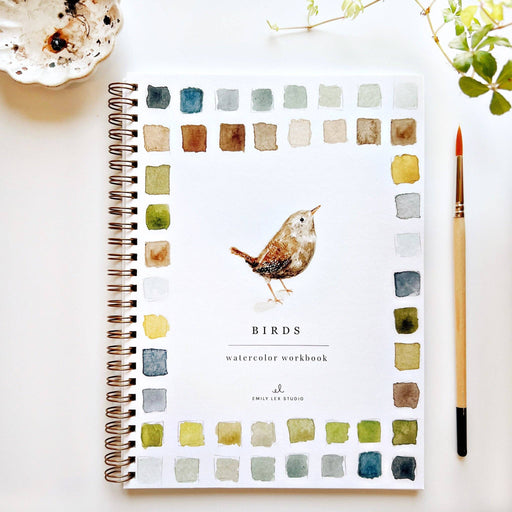Birds watercolor workbook - Art Department LLC