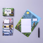 Wonderfully Wild Pigeon, Nature-inspired Folding Letters, Set of 6 - Art Department LLC