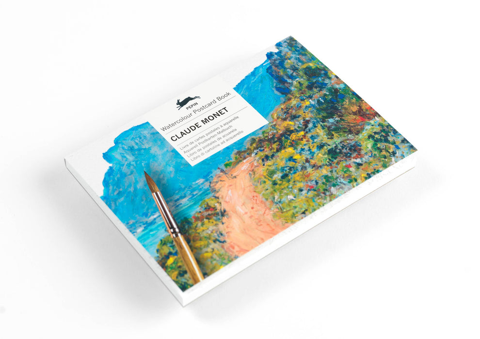 Claude Monet Watercolour Postcard Book