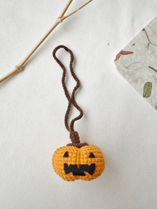 Halloween Crochet Car Hanger & Keychain Jack O Lantern, Grim Reaper - Art Department LLC