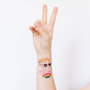Rainbow Kitten Tattoo Pair - Art Department LLC