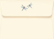 Blue Dragonfly Stationery Set - Art Department LLC
