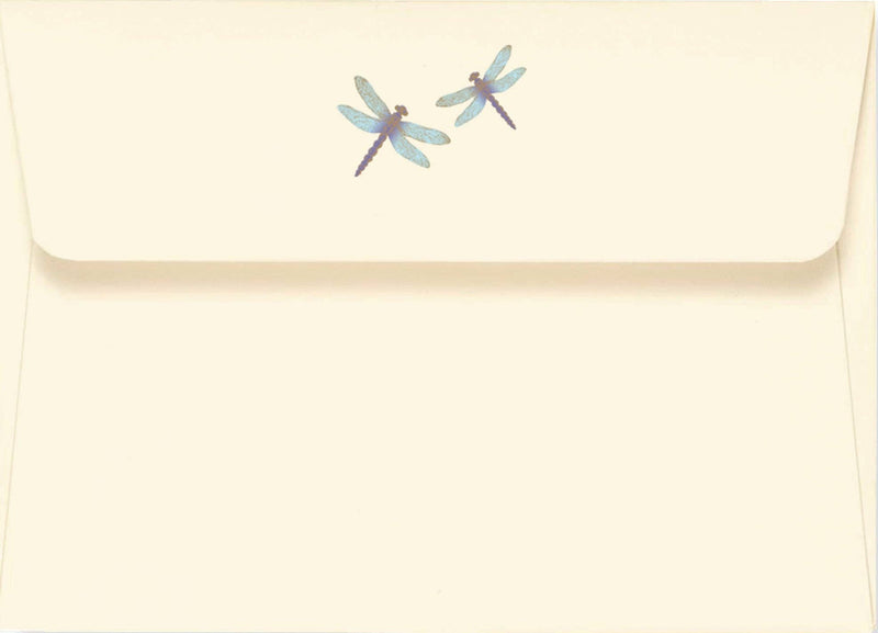 Blue Dragonfly Stationery Set - Art Department LLC