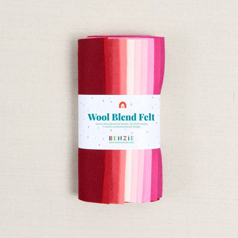 Wool Felt Sheets, XOXO Colorway - Art Department LLC