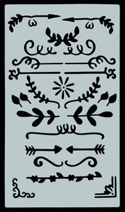 Essentials Dotted Journal Stencil Set - Art Department LLC