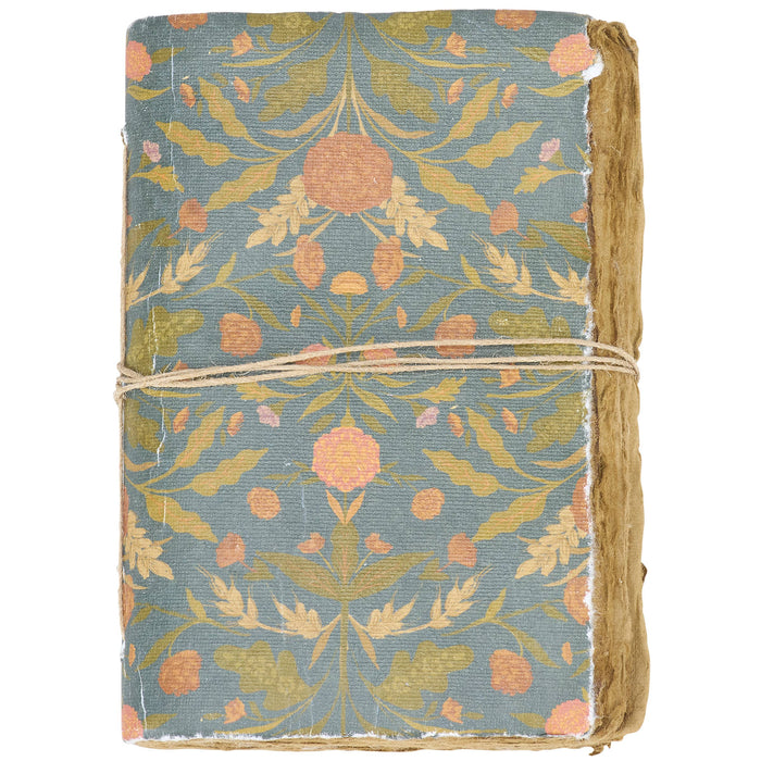 Dark Fall Folk Floral Journal