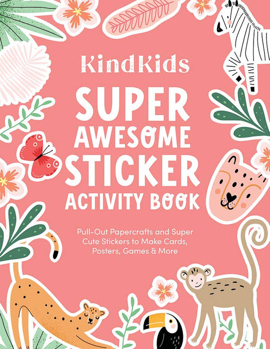 KindKids Super Awesome Sticker Activity Book - Art Department LLC