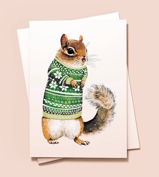 Cozy Chipmunk Card