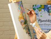Paint by Numbers rolled - Winter Cardinals - Art Department LLC