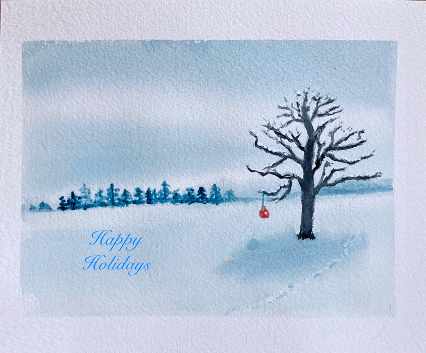 Watercolor Holiday Cards for Beginners with Claire Diehl