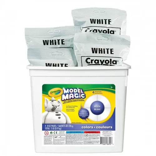 Crayola Model Magic 4oz-White, Multipack Of 3- 