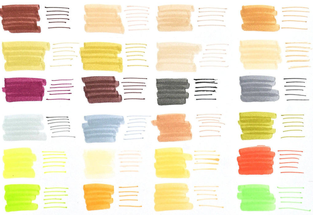 Studio Series Dual - Tip Skin Tone Markers (Set of 24) - Art Department LLC